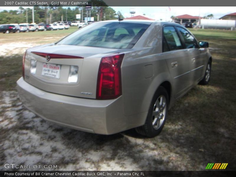 Gold Mist / Cashmere 2007 Cadillac CTS Sedan