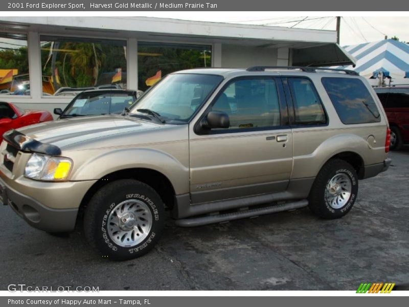 Harvest Gold Metallic / Medium Prairie Tan 2001 Ford Explorer Sport