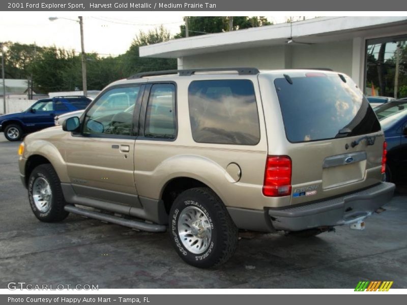 Harvest Gold Metallic / Medium Prairie Tan 2001 Ford Explorer Sport