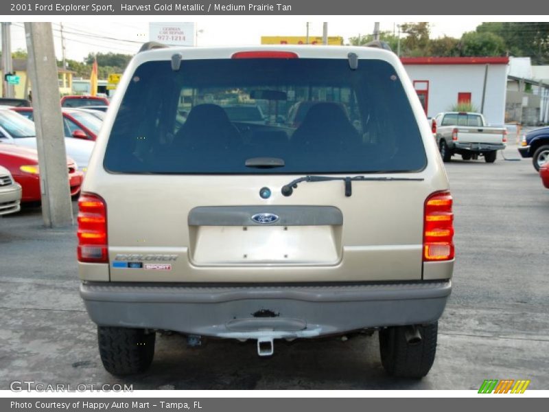 Harvest Gold Metallic / Medium Prairie Tan 2001 Ford Explorer Sport