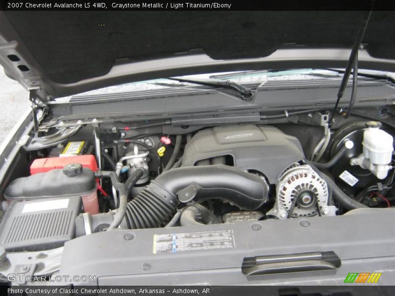 Graystone Metallic / Light Titanium/Ebony 2007 Chevrolet Avalanche LS 4WD