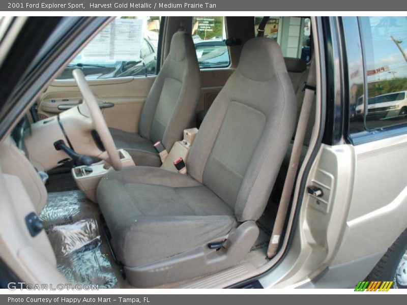 Harvest Gold Metallic / Medium Prairie Tan 2001 Ford Explorer Sport