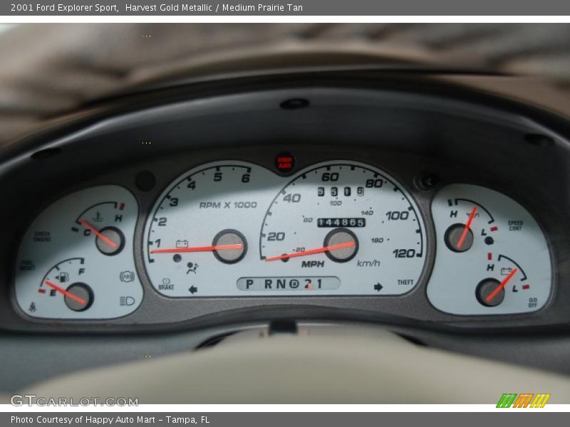  2001 Explorer Sport Sport Gauges