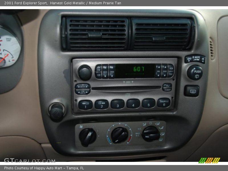 Controls of 2001 Explorer Sport
