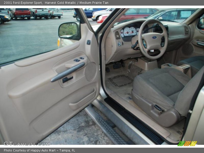 Harvest Gold Metallic / Medium Prairie Tan 2001 Ford Explorer Sport
