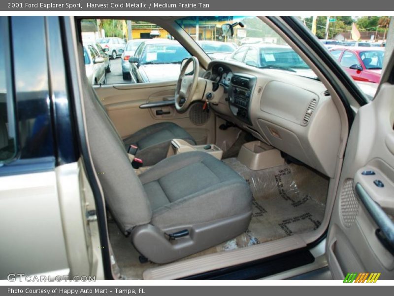 Harvest Gold Metallic / Medium Prairie Tan 2001 Ford Explorer Sport