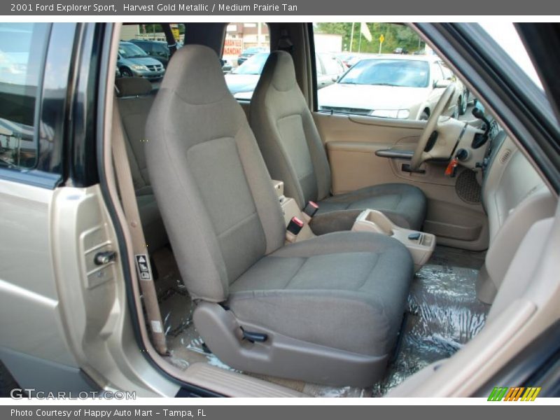 Harvest Gold Metallic / Medium Prairie Tan 2001 Ford Explorer Sport
