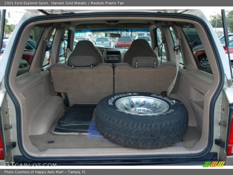 Harvest Gold Metallic / Medium Prairie Tan 2001 Ford Explorer Sport