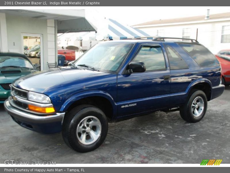 Indigo Blue Metallic / Graphite 2001 Chevrolet Blazer LS