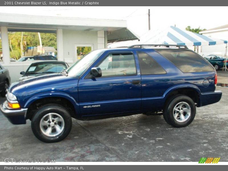 Indigo Blue Metallic / Graphite 2001 Chevrolet Blazer LS