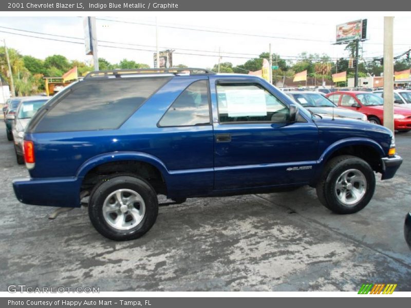 Indigo Blue Metallic / Graphite 2001 Chevrolet Blazer LS