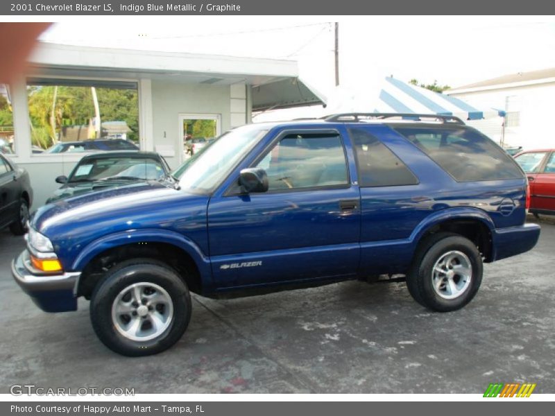 Indigo Blue Metallic / Graphite 2001 Chevrolet Blazer LS