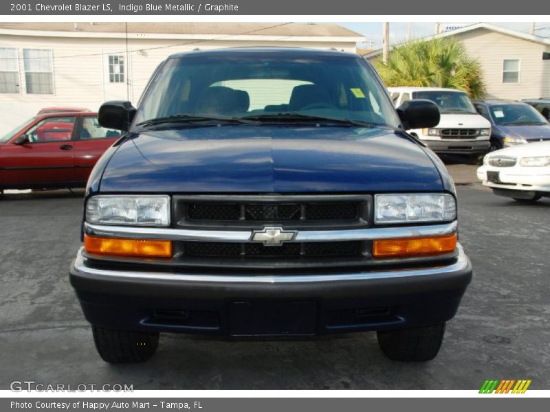 Indigo Blue Metallic / Graphite 2001 Chevrolet Blazer LS