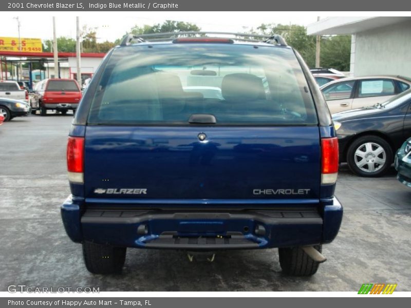 Indigo Blue Metallic / Graphite 2001 Chevrolet Blazer LS
