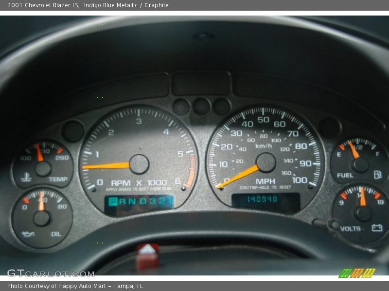  2001 Blazer LS LS Gauges