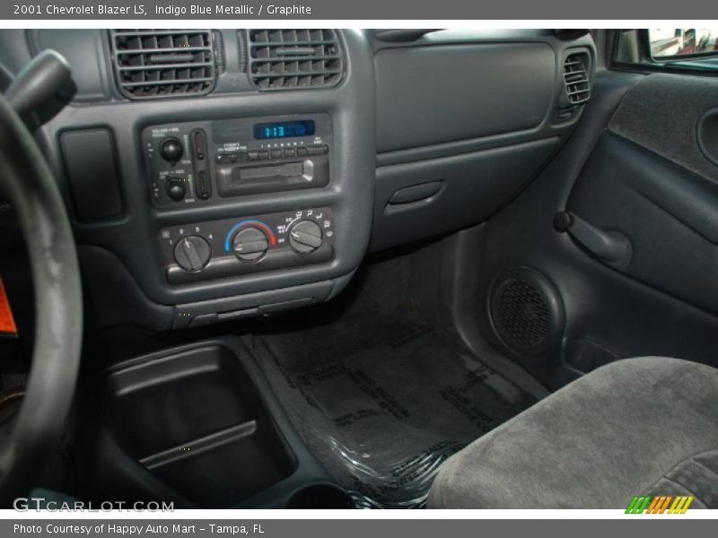 Indigo Blue Metallic / Graphite 2001 Chevrolet Blazer LS