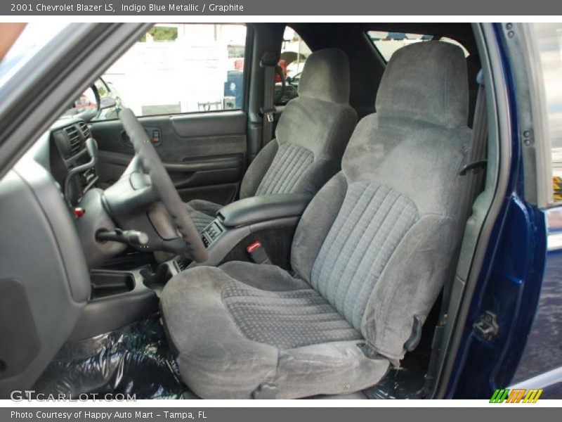 Indigo Blue Metallic / Graphite 2001 Chevrolet Blazer LS