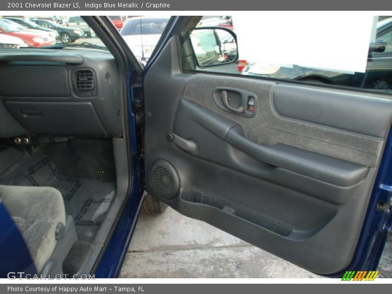 Indigo Blue Metallic / Graphite 2001 Chevrolet Blazer LS