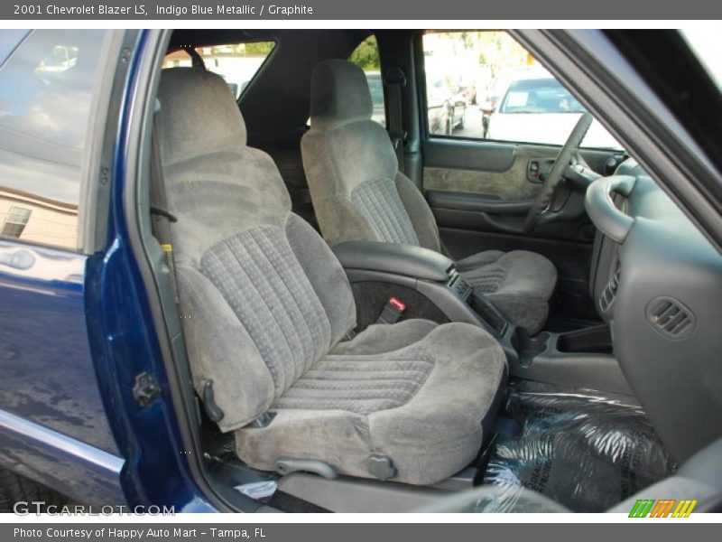 Indigo Blue Metallic / Graphite 2001 Chevrolet Blazer LS