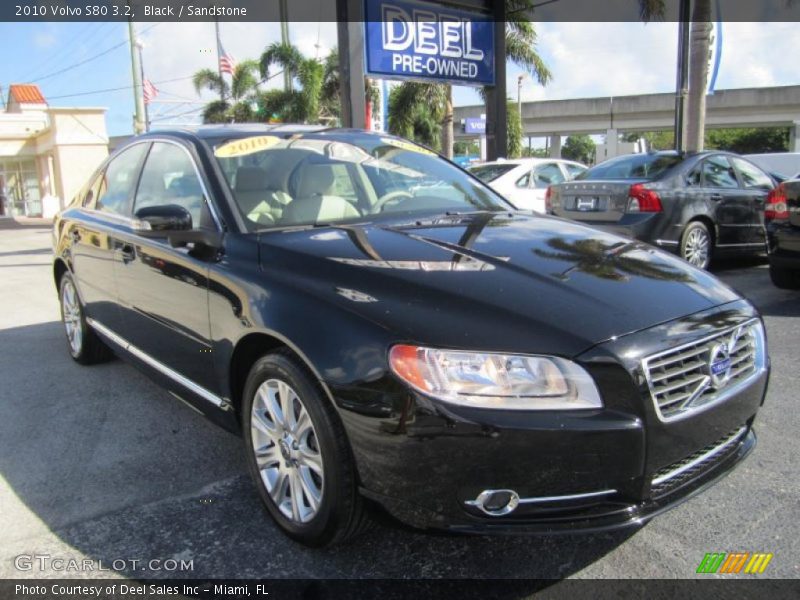Black / Sandstone 2010 Volvo S80 3.2