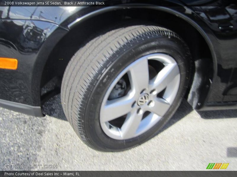 Black / Anthracite Black 2008 Volkswagen Jetta SE Sedan