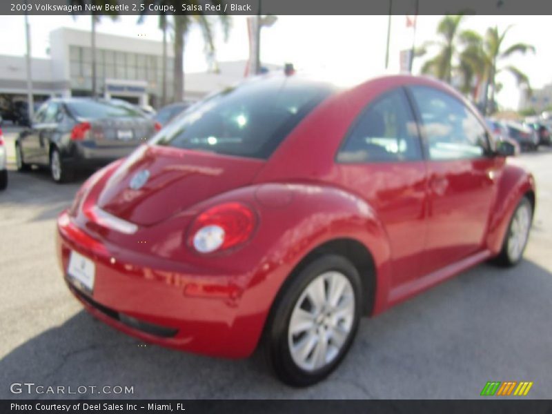 Salsa Red / Black 2009 Volkswagen New Beetle 2.5 Coupe