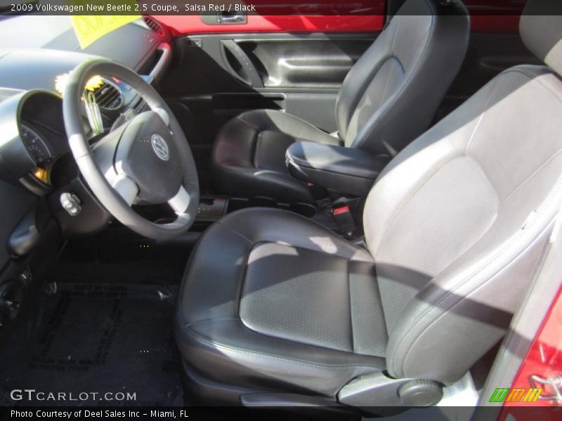 Salsa Red / Black 2009 Volkswagen New Beetle 2.5 Coupe