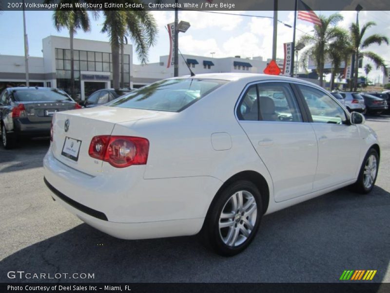 Campanella White / Pure Beige 2007 Volkswagen Jetta Wolfsburg Edition Sedan