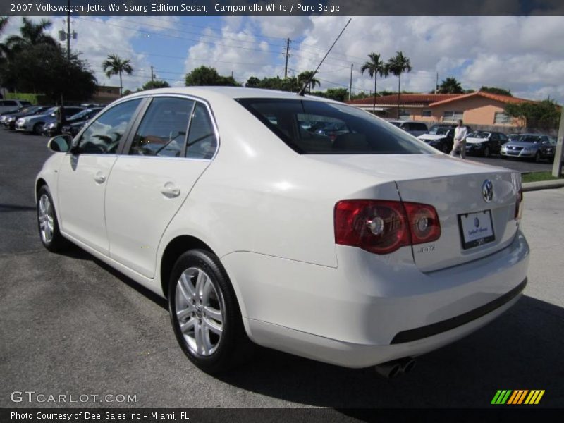 Campanella White / Pure Beige 2007 Volkswagen Jetta Wolfsburg Edition Sedan