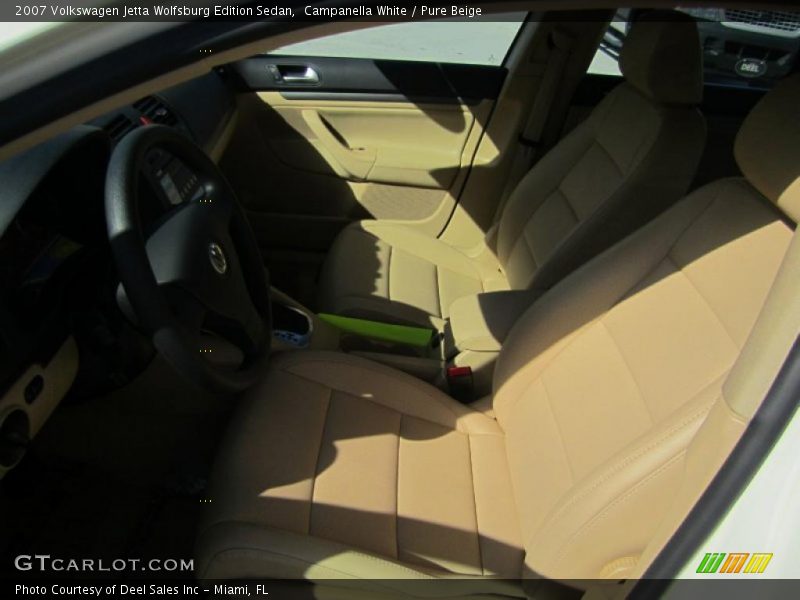 Campanella White / Pure Beige 2007 Volkswagen Jetta Wolfsburg Edition Sedan