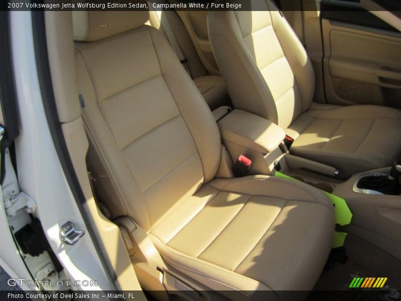 Campanella White / Pure Beige 2007 Volkswagen Jetta Wolfsburg Edition Sedan