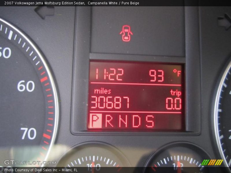 Campanella White / Pure Beige 2007 Volkswagen Jetta Wolfsburg Edition Sedan