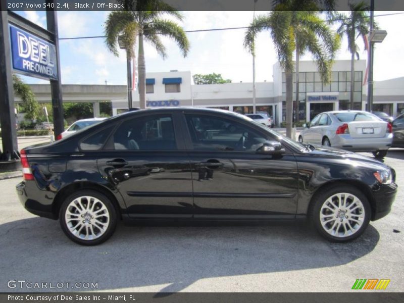 Black / Off-Black 2007 Volvo S40 2.4i