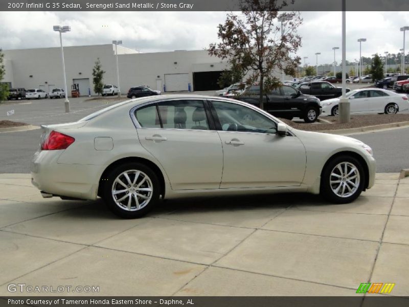 Serengeti Sand Metallic / Stone Gray 2007 Infiniti G 35 Sedan