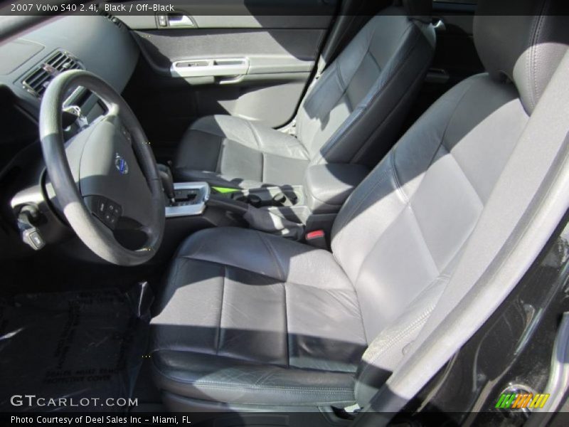 Black / Off-Black 2007 Volvo S40 2.4i