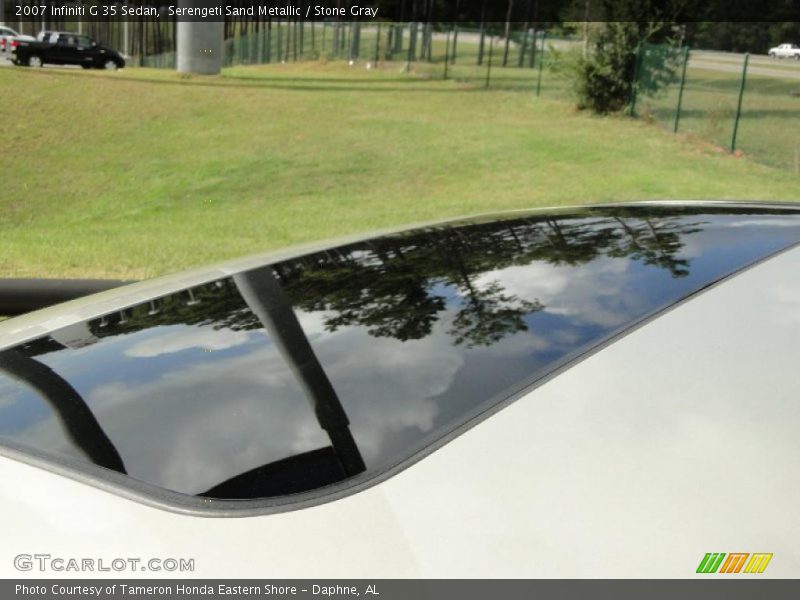 Serengeti Sand Metallic / Stone Gray 2007 Infiniti G 35 Sedan