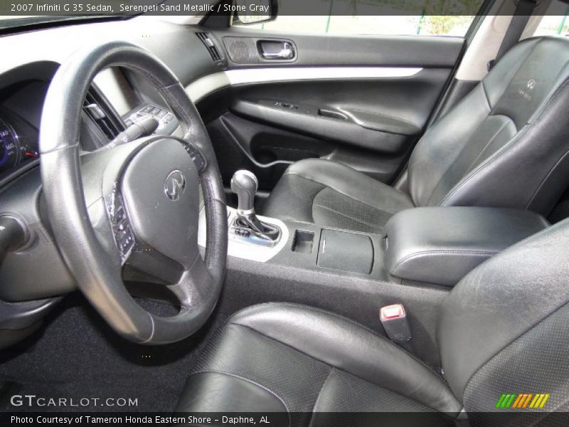 Serengeti Sand Metallic / Stone Gray 2007 Infiniti G 35 Sedan