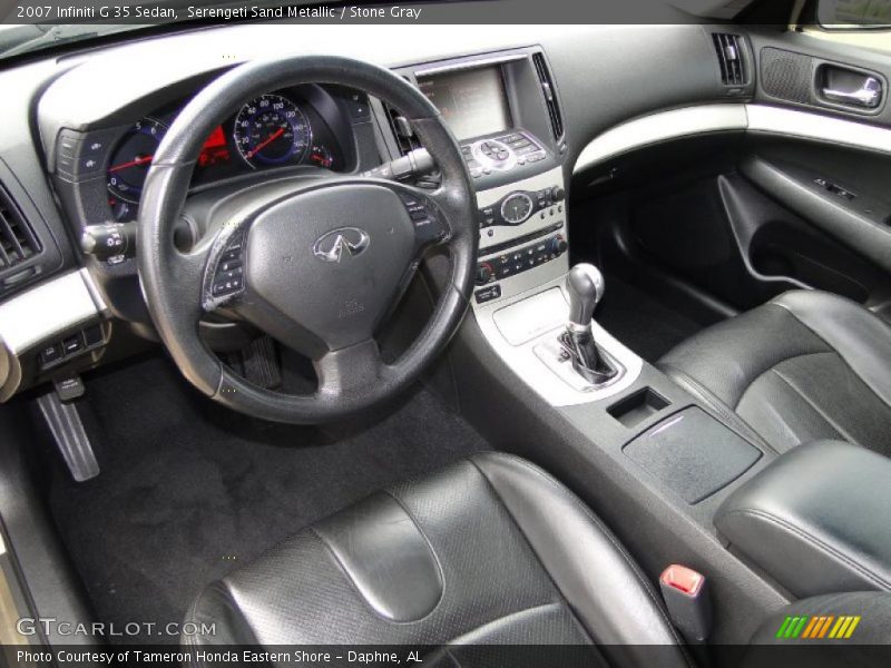 Serengeti Sand Metallic / Stone Gray 2007 Infiniti G 35 Sedan