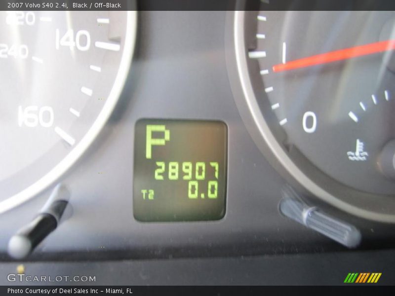 Black / Off-Black 2007 Volvo S40 2.4i