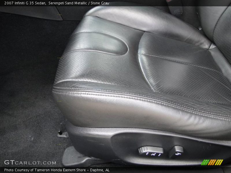 Serengeti Sand Metallic / Stone Gray 2007 Infiniti G 35 Sedan