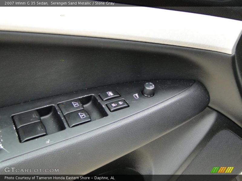 Serengeti Sand Metallic / Stone Gray 2007 Infiniti G 35 Sedan