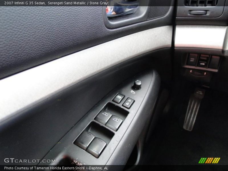 Serengeti Sand Metallic / Stone Gray 2007 Infiniti G 35 Sedan