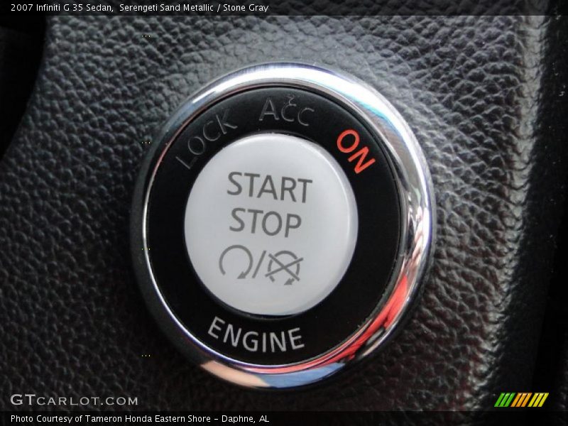 Serengeti Sand Metallic / Stone Gray 2007 Infiniti G 35 Sedan