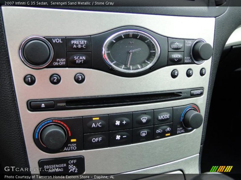 Serengeti Sand Metallic / Stone Gray 2007 Infiniti G 35 Sedan
