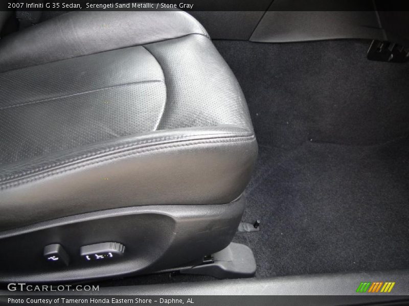 Serengeti Sand Metallic / Stone Gray 2007 Infiniti G 35 Sedan