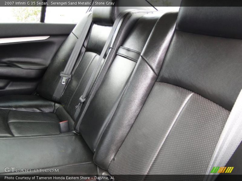 Serengeti Sand Metallic / Stone Gray 2007 Infiniti G 35 Sedan