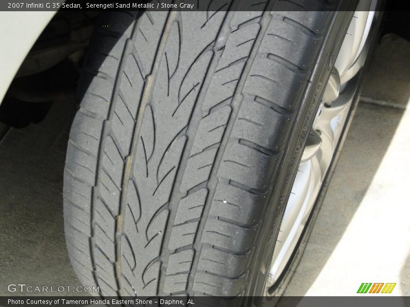 Serengeti Sand Metallic / Stone Gray 2007 Infiniti G 35 Sedan
