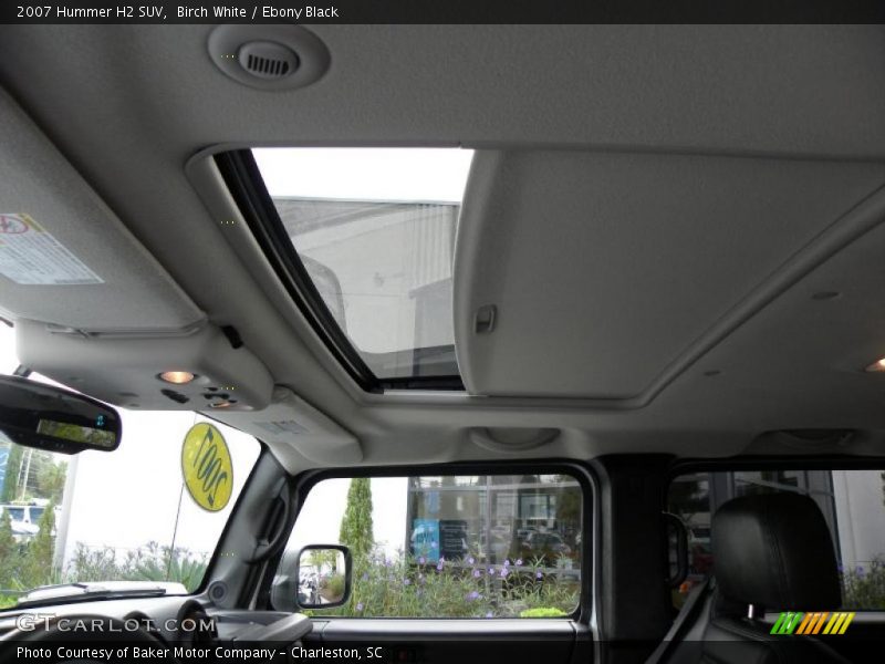 Birch White / Ebony Black 2007 Hummer H2 SUV