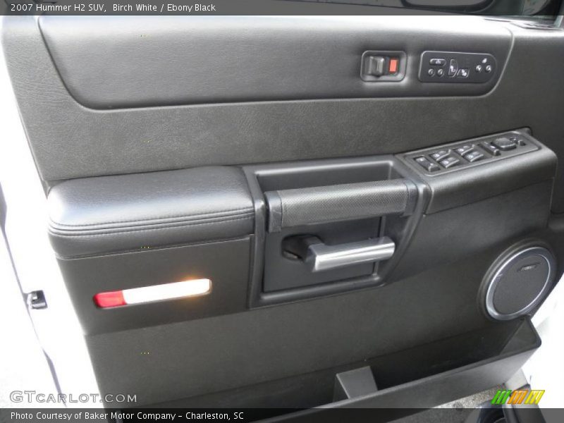 Birch White / Ebony Black 2007 Hummer H2 SUV