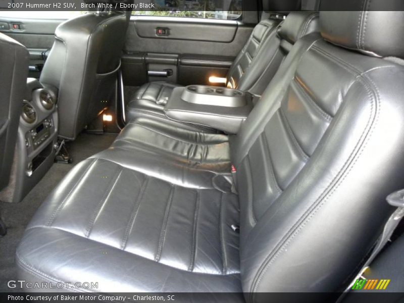 Birch White / Ebony Black 2007 Hummer H2 SUV